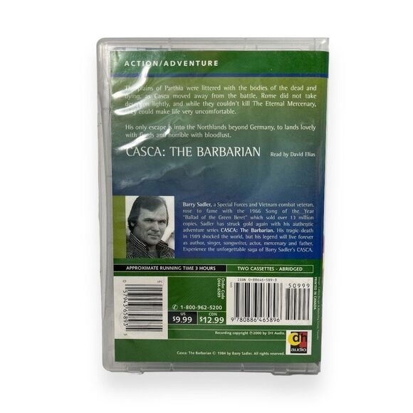 CASCA Abridged by Barry Sadler Audio Book Cassette Tape 2000 Novel Lot of 3 - Picture 4 of 8